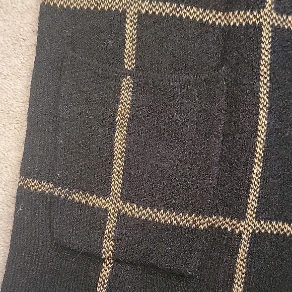 Fortune & Ivy long black cardigan sz med - Picture 6 of 9